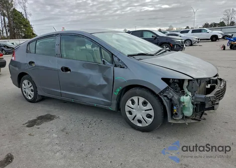 2012 Honda Insight Lx from USA, damaged, VIN JHMZE2H5XCS004259